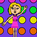 simple purple dress