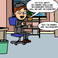 gets a job