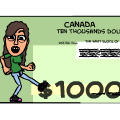 My 10000 dollar bill