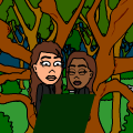 Hunger Games:Rue & Katniss