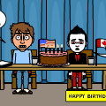 'for my friend on his birthda'