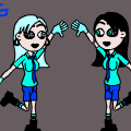 The blue loving girls