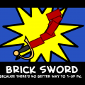 Brick sword