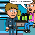 Andrew returns, gets rick roll