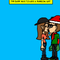 kiss a random guy