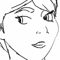 Face 3/4 Line Draw