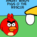 angry birds pigs o the rescure