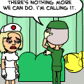 at the hospital