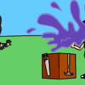 'Comic war with bonnie'