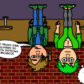 gravity gives up
