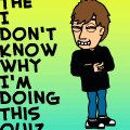The I.D.K.W.I.D.T. Quiz.