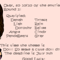 DRESS CONTEST- ROUND 2!
