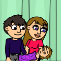 New born baby.