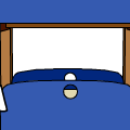 sticky in bed