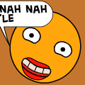 orange nah nah style