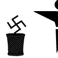 swastika thrown away