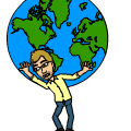 The gravity of the Earth