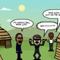 obama, bill and bruce get lost