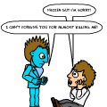 Frozen Guy's Mistake