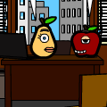 pear and apple