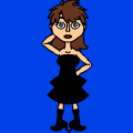 me in high heels and a dress:)