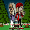 Goldie and Red Riding