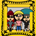 REMIX:  portrait with friends