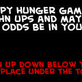 hunger games sighn ups