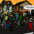 Remix Being Chased By Zombies