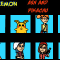 Ash and Pikachu