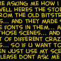using fonts