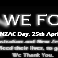 Lest We Forget
