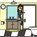 Bathroom Scene