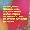 Jane And June
