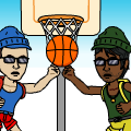 Connor vs. Adrian 1:Basketball
