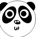 panda face