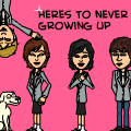 heres to never growing up