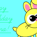 Happeh Birfday Emma!