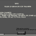 Teacher Rules