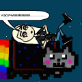 nyan cat (with Blur)