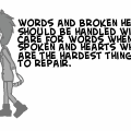 'words and hearts....'