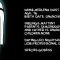 Merlena dust