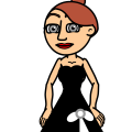 black dress