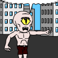 The not-so-friendly cyclops!