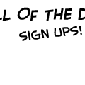cast sign ups