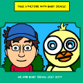 Take a picture with Baby Quack