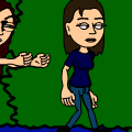 Michelle and Emma. Talk Show Hosts