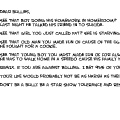 Dear, Bullies