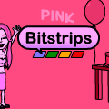 Pink Bitstrips