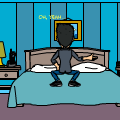 awkward scene